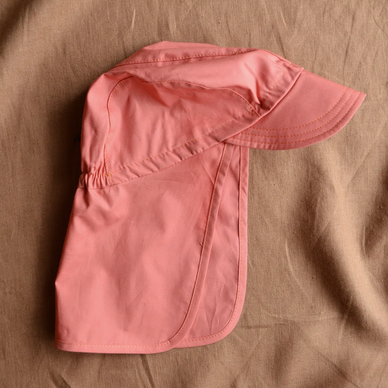 Sun Cap with Neck Protection in Organic Cotton (Child-Youth)