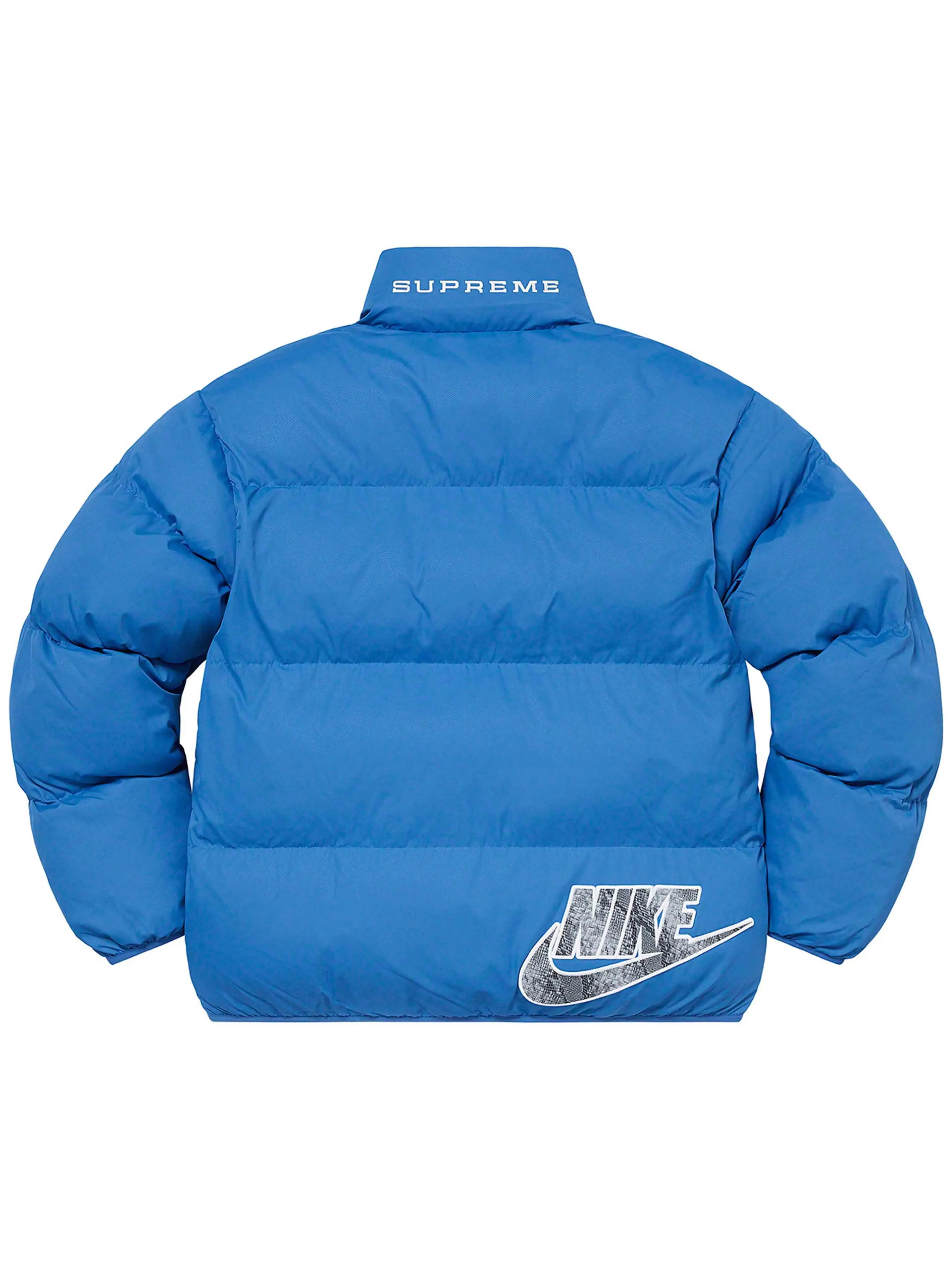 Supreme X Nike Reversible Puffer Jacket Blue [SS21]