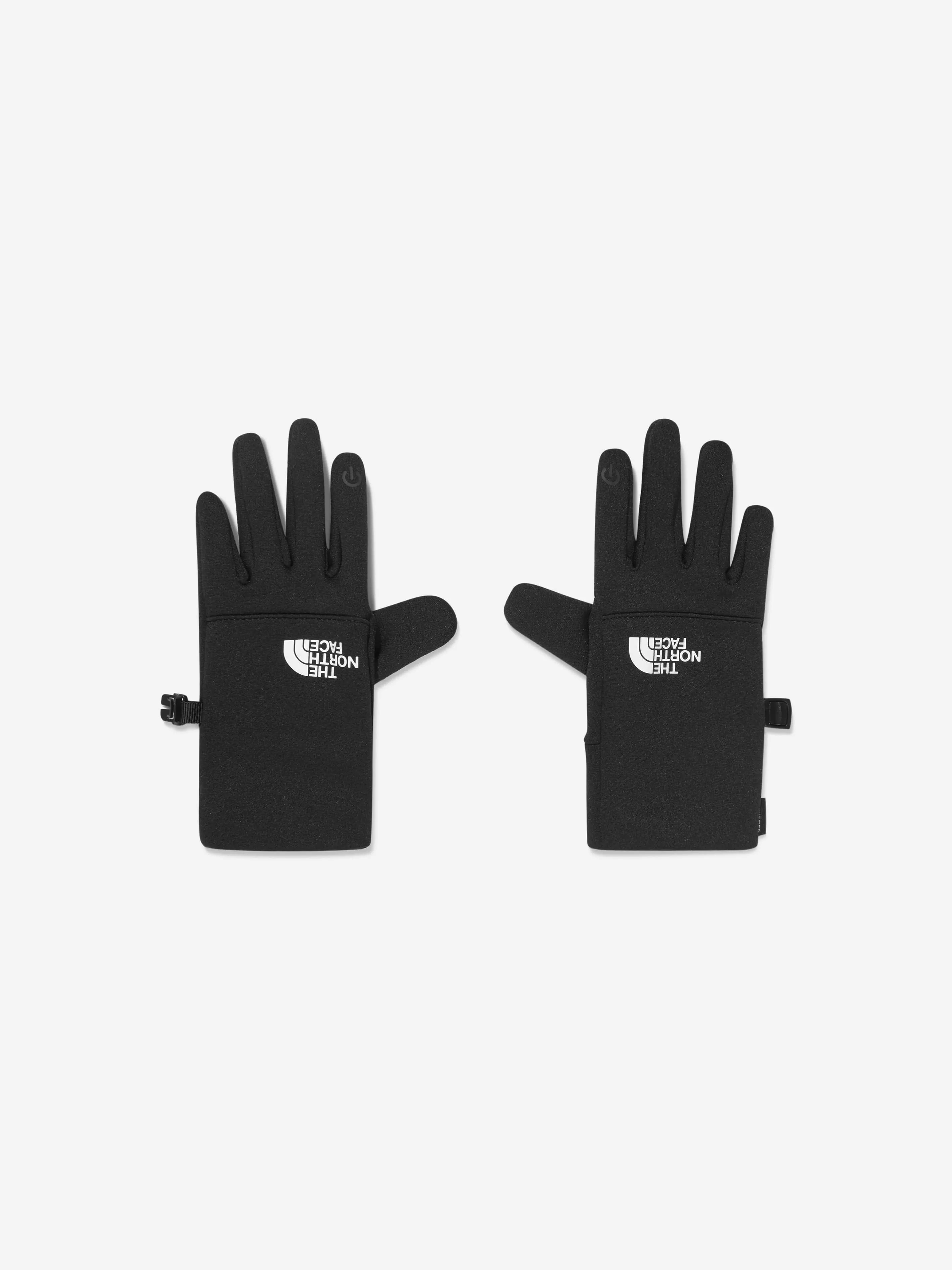 The North Face Kid Recycled Etip Gloves in Black