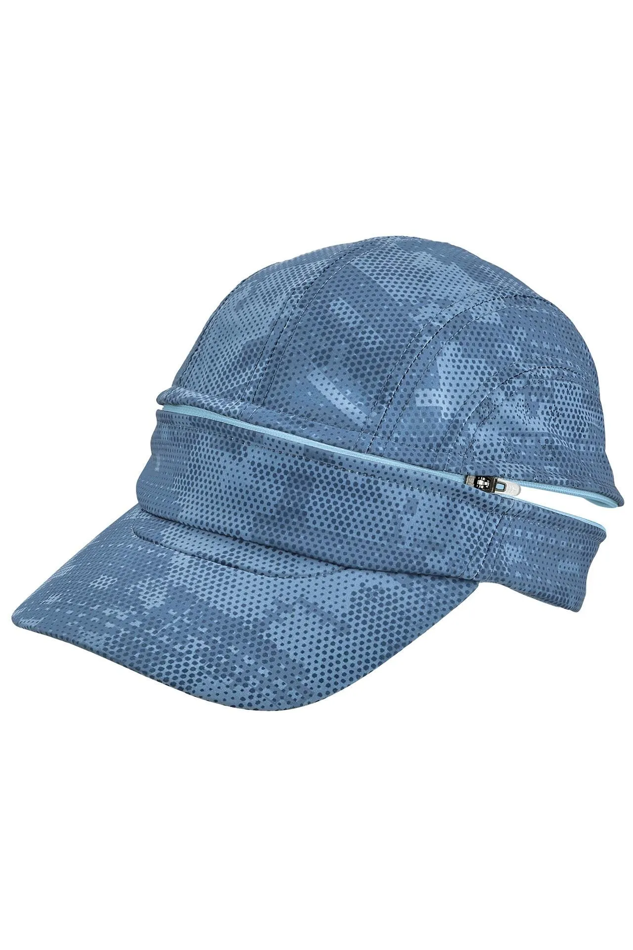 Unisex Court Convertible Visor  |  Blue Digital Camo