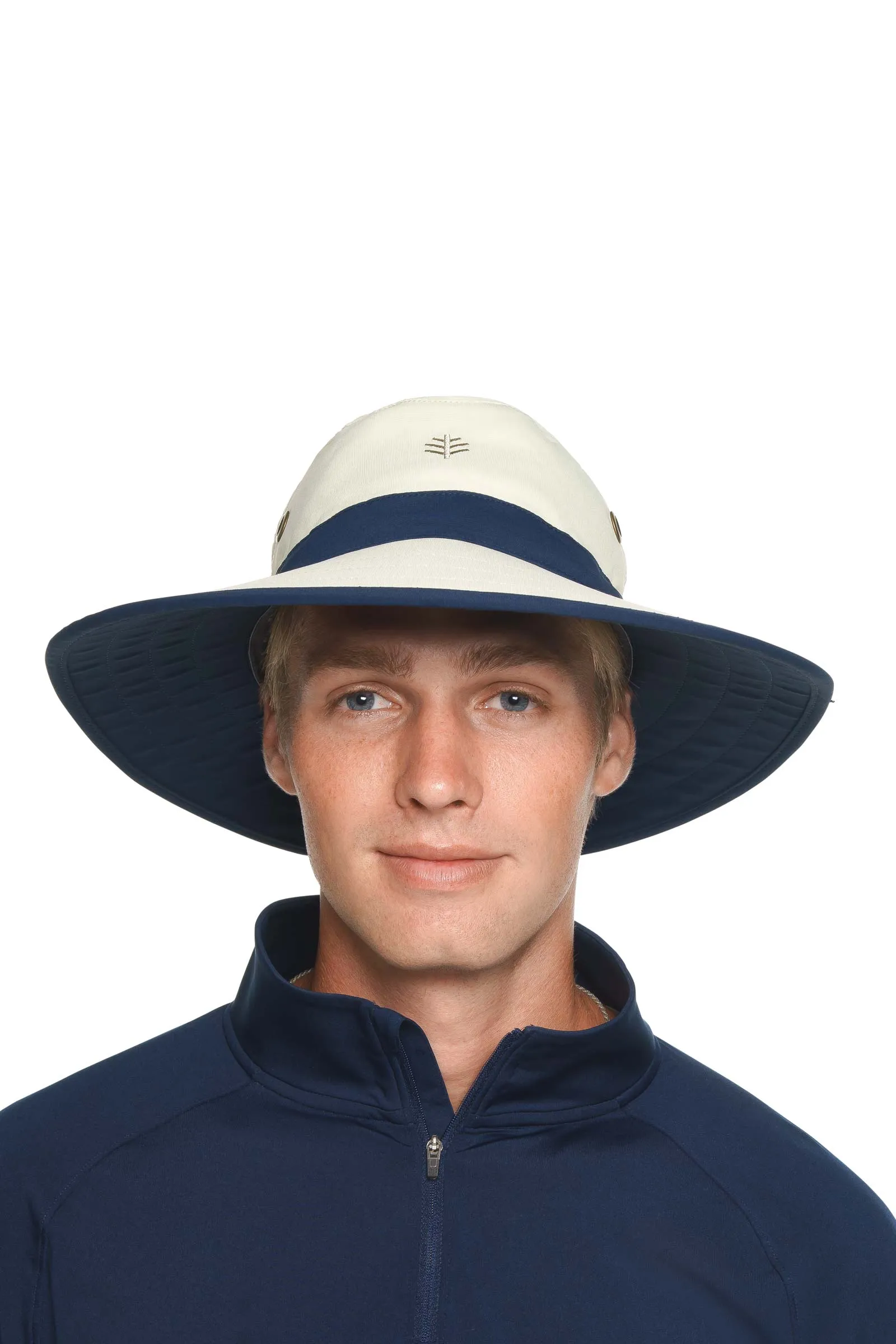 Unisex Matchplay Golf Hat | Stone/Navy