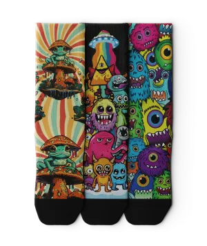 Weirdos Crew Socks 3-Pack