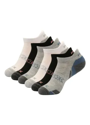 Women's 6-Pack Low Cut Heel Tab Socks