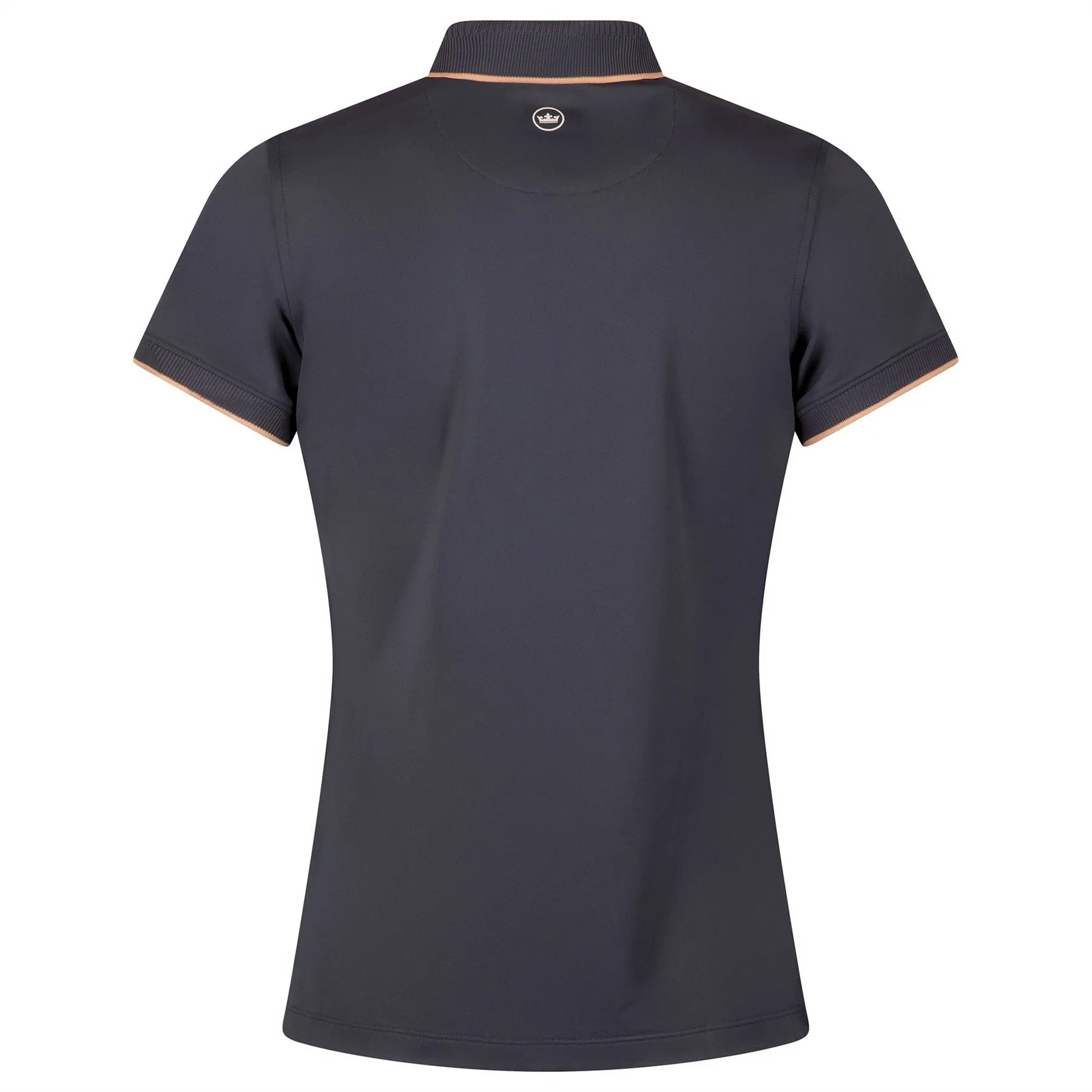 Womens Whitworth Sport Mesh Polo Graphite/Camel - AW24